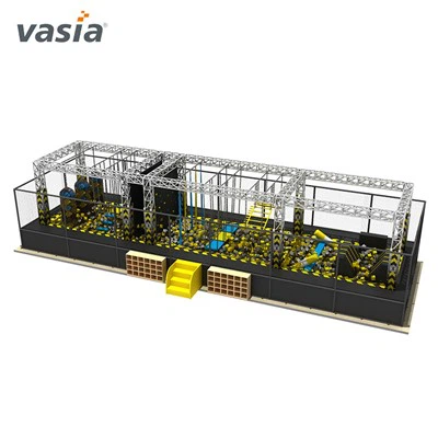 대형 상업 운동 실내 닌자 코스